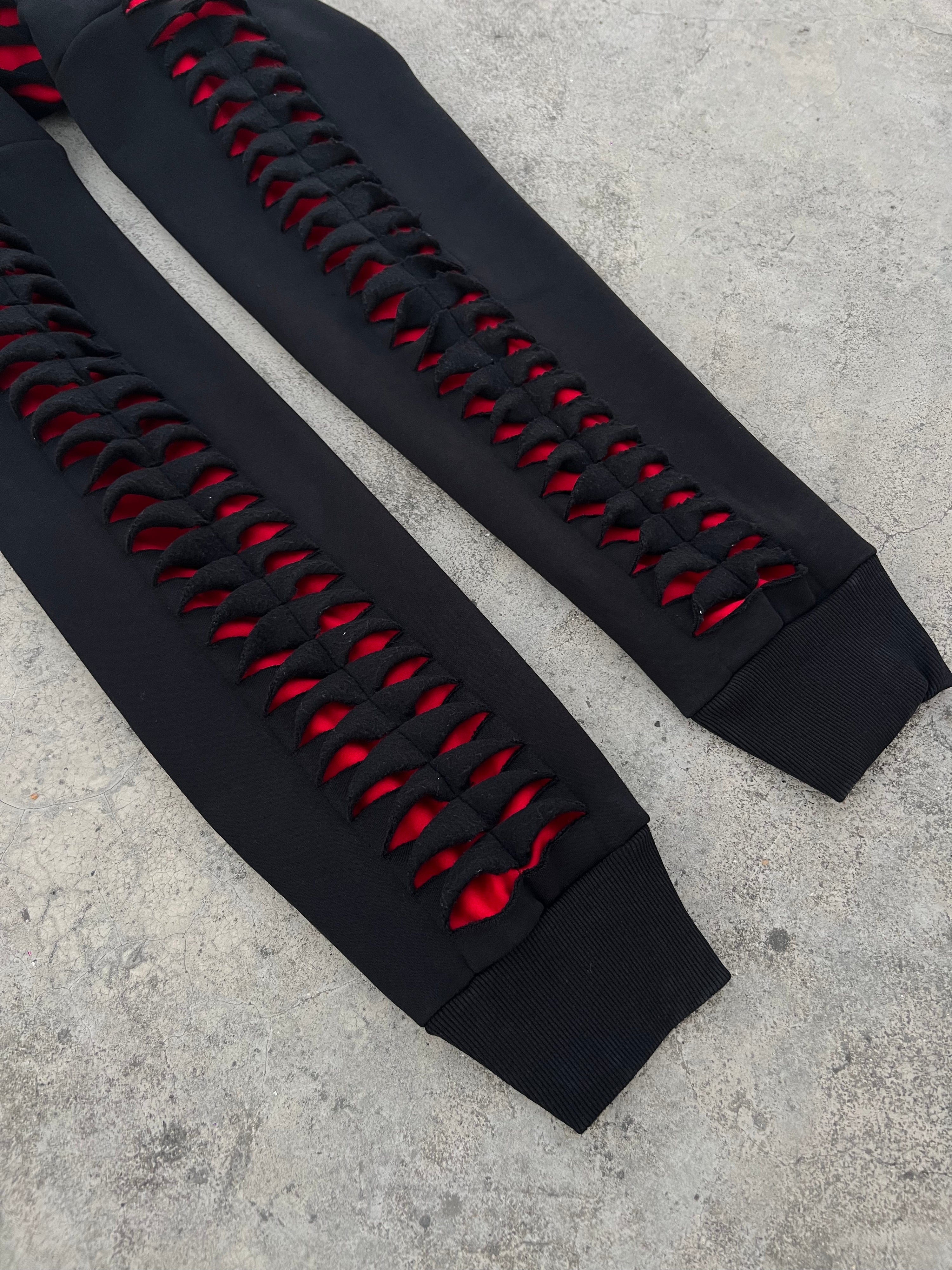 1.1 EXO HOODIE: BLACK/RED