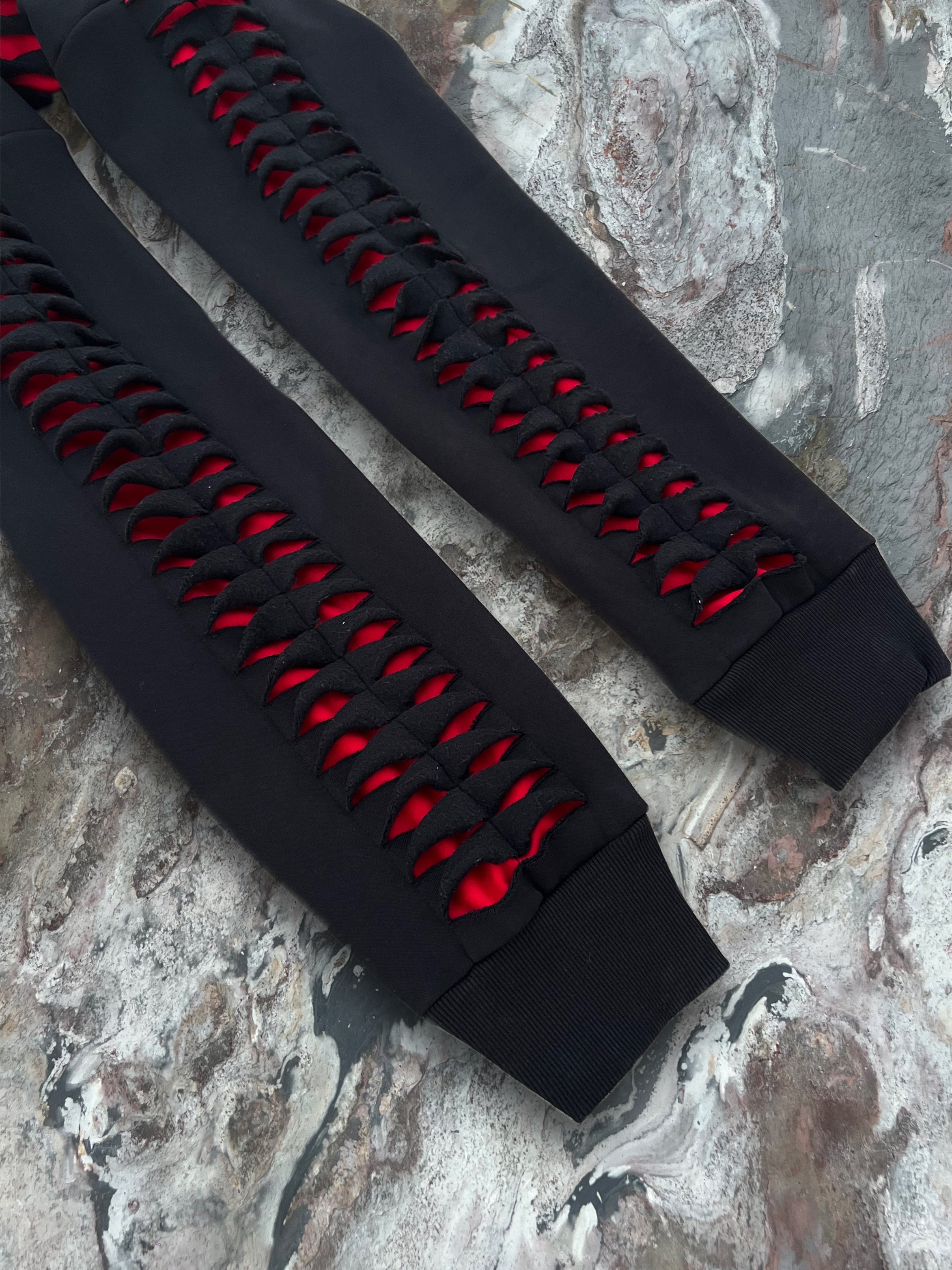 1.1 EXO HOODIE: BLACK/RED