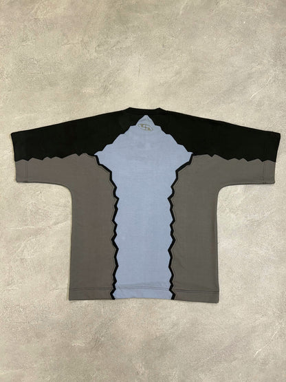 HEXA TEE: BLUE/BLACK/GRAY
