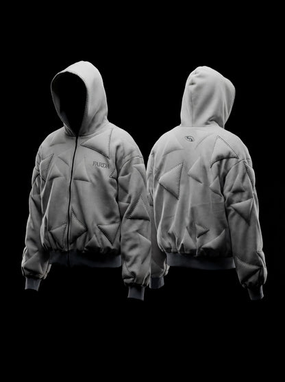 AVIO HOODIE: LIGHT GRAY