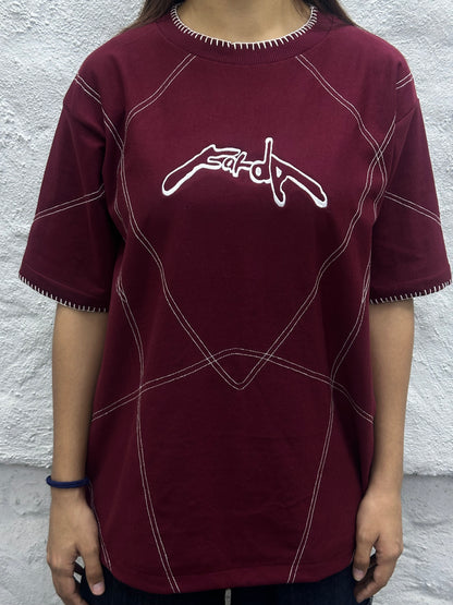 AXIOM TEE: MAROON