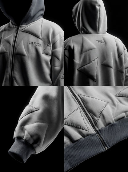 AVIO HOODIE: LIGHT GRAY