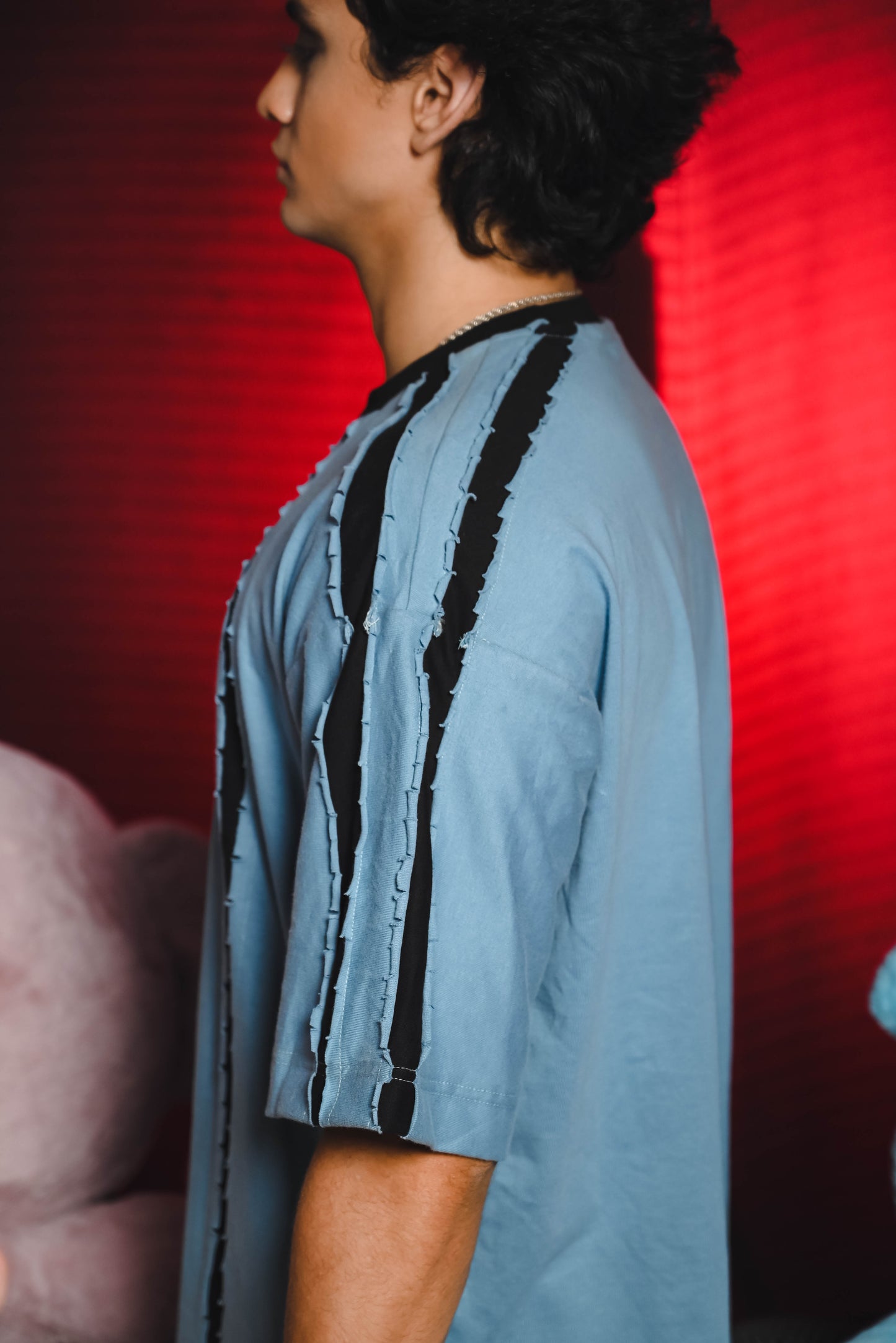 ERYX HALF SLEEVED: POWDER BLUE [UNISEX]