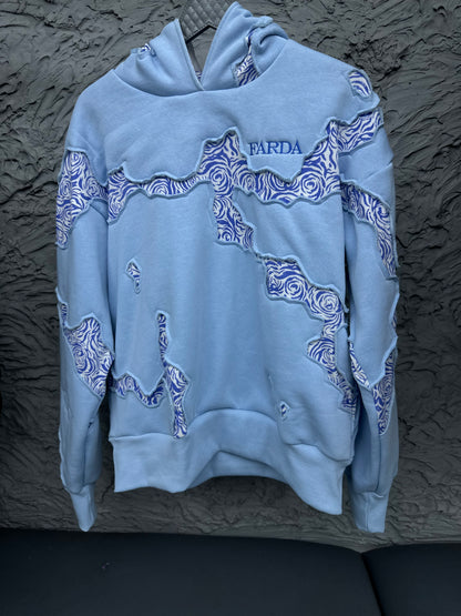 CHASM HOODIE: LAPIS