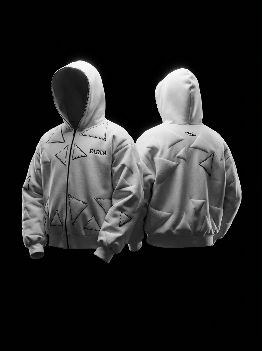 AVIO HOODIE: WHITE