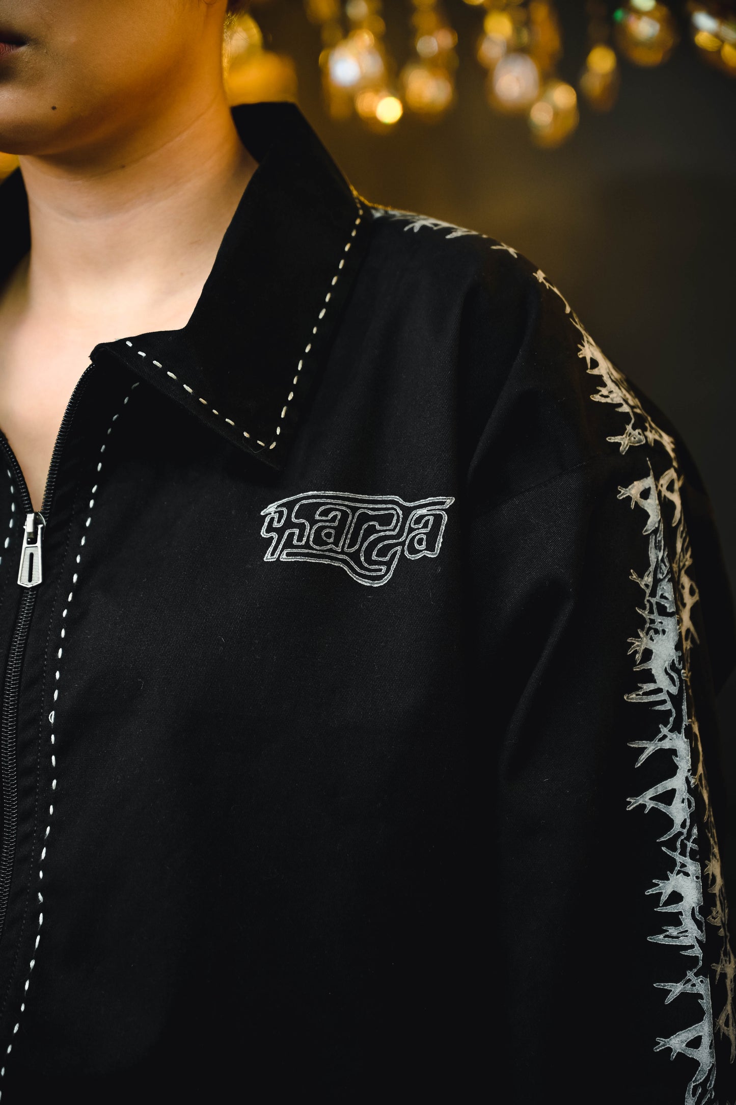 IZORA CROP JACKET: VOID [UNISEX]