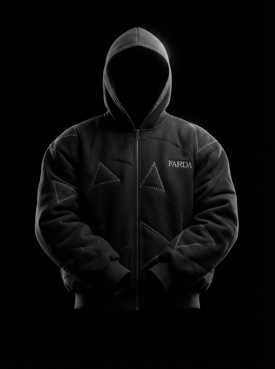 AVIO HOODIE: BLACK