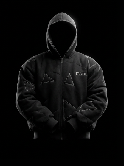 AVIO HOODIE: BLACK