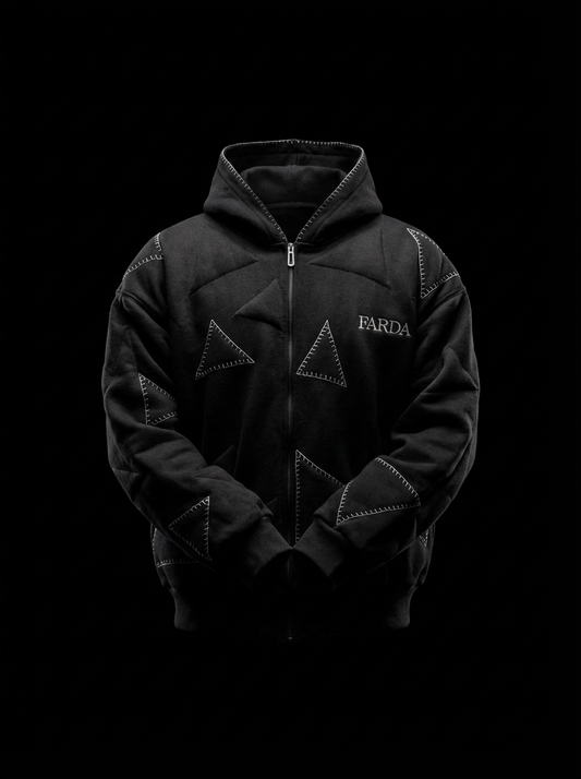 AVIO HOODIE: BLACK