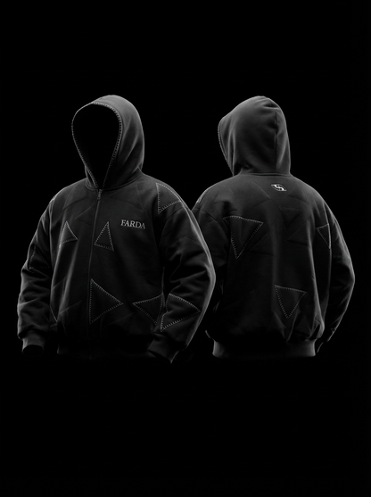 AVIO HOODIE: BLACK