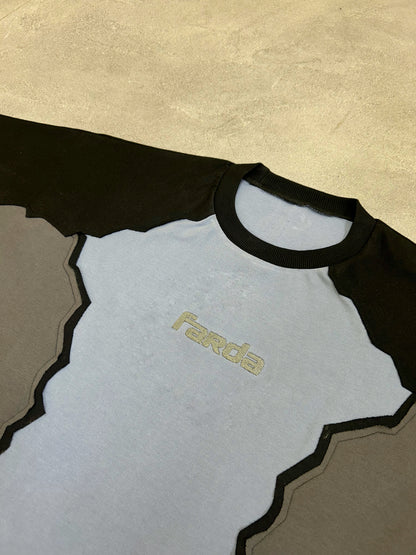 HEXA TEE: BLUE/BLACK/GRAY