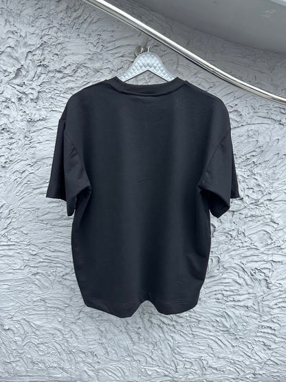ECHOR TEE: ORANGE/GRAY/BLACK