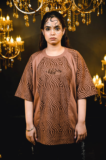 EZBRA TEE: WHISKEY [UNISEX]
