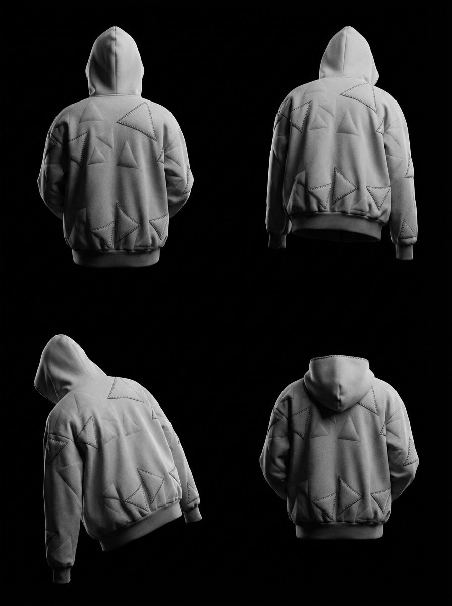 AVIO HOODIE: LIGHT GRAY