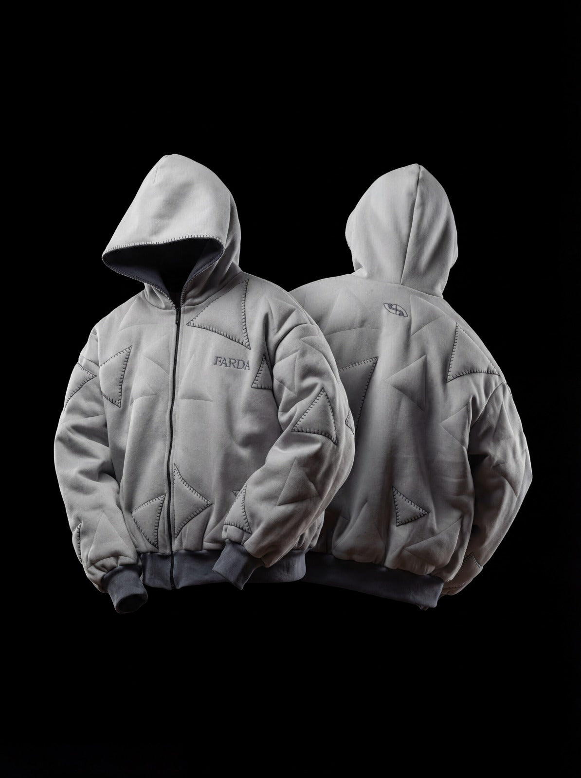 AVIO HOODIE: LIGHT GRAY