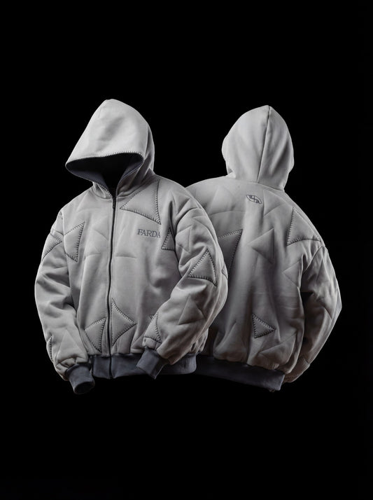 AVIO HOODIE: LIGHT GRAY