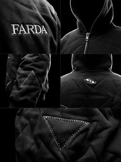AVIO HOODIE: BLACK