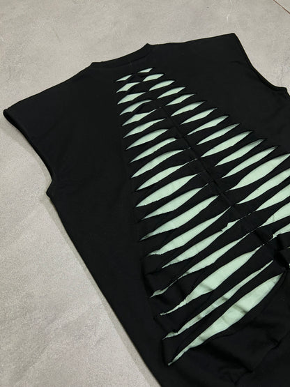 2.5 SLEEVELESS EXO (BLACK/PISTA)