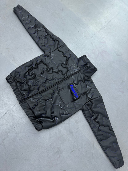 THERMOCHROMIC JACKET: BLUE BLACK