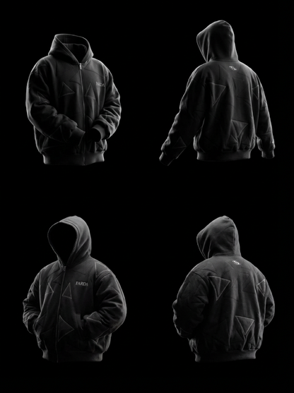 AVIO HOODIE: BLACK