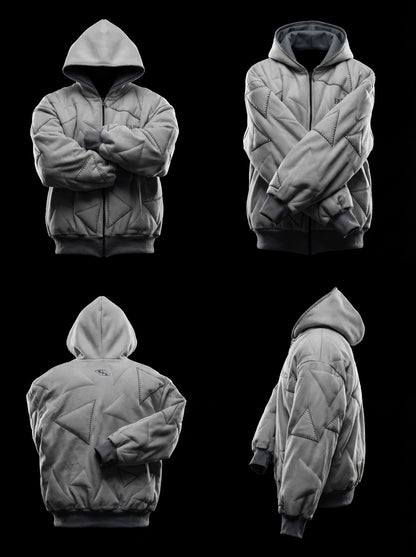 AVIO HOODIE: LIGHT GRAY