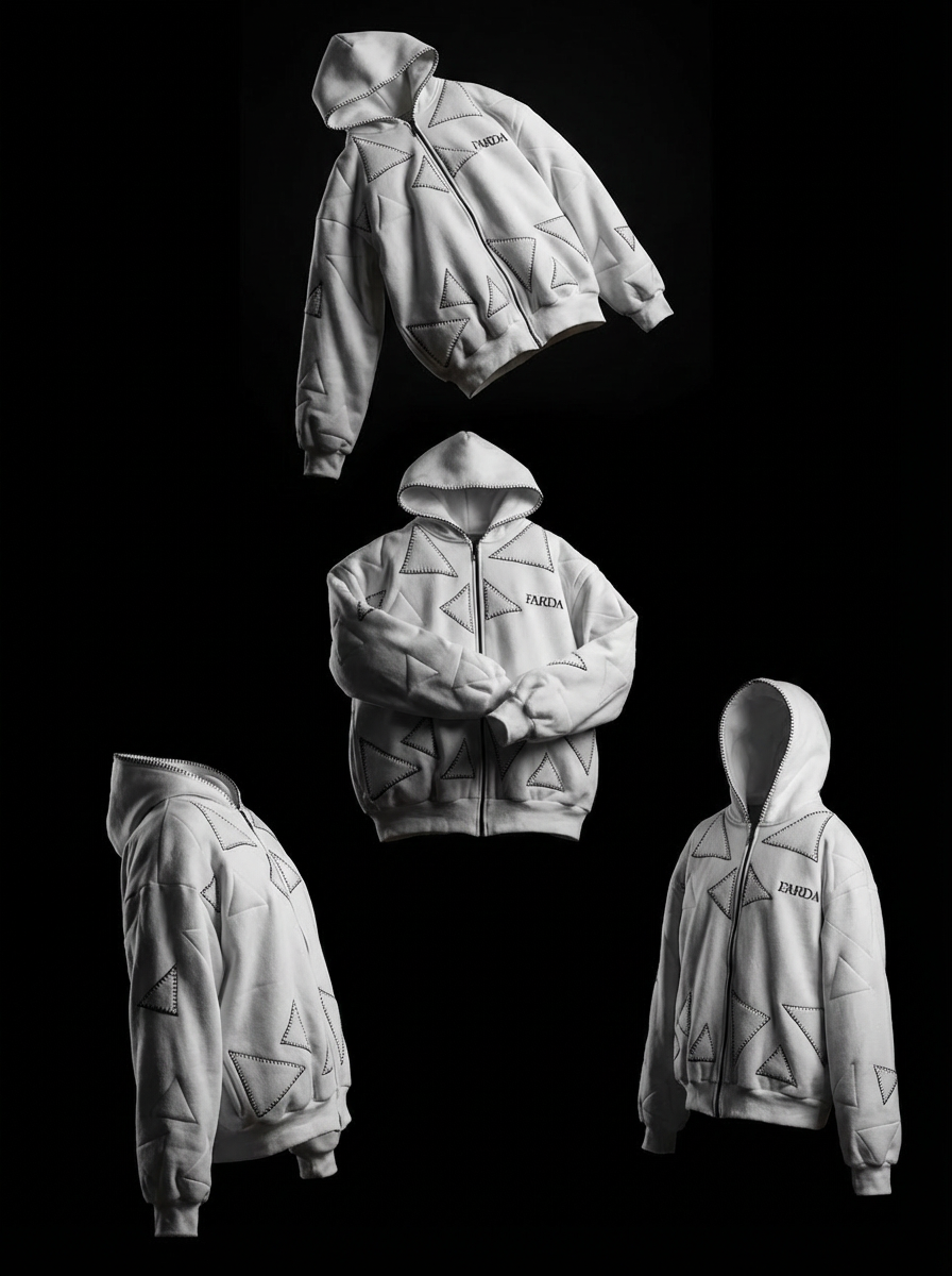 AVIO HOODIE: WHITE