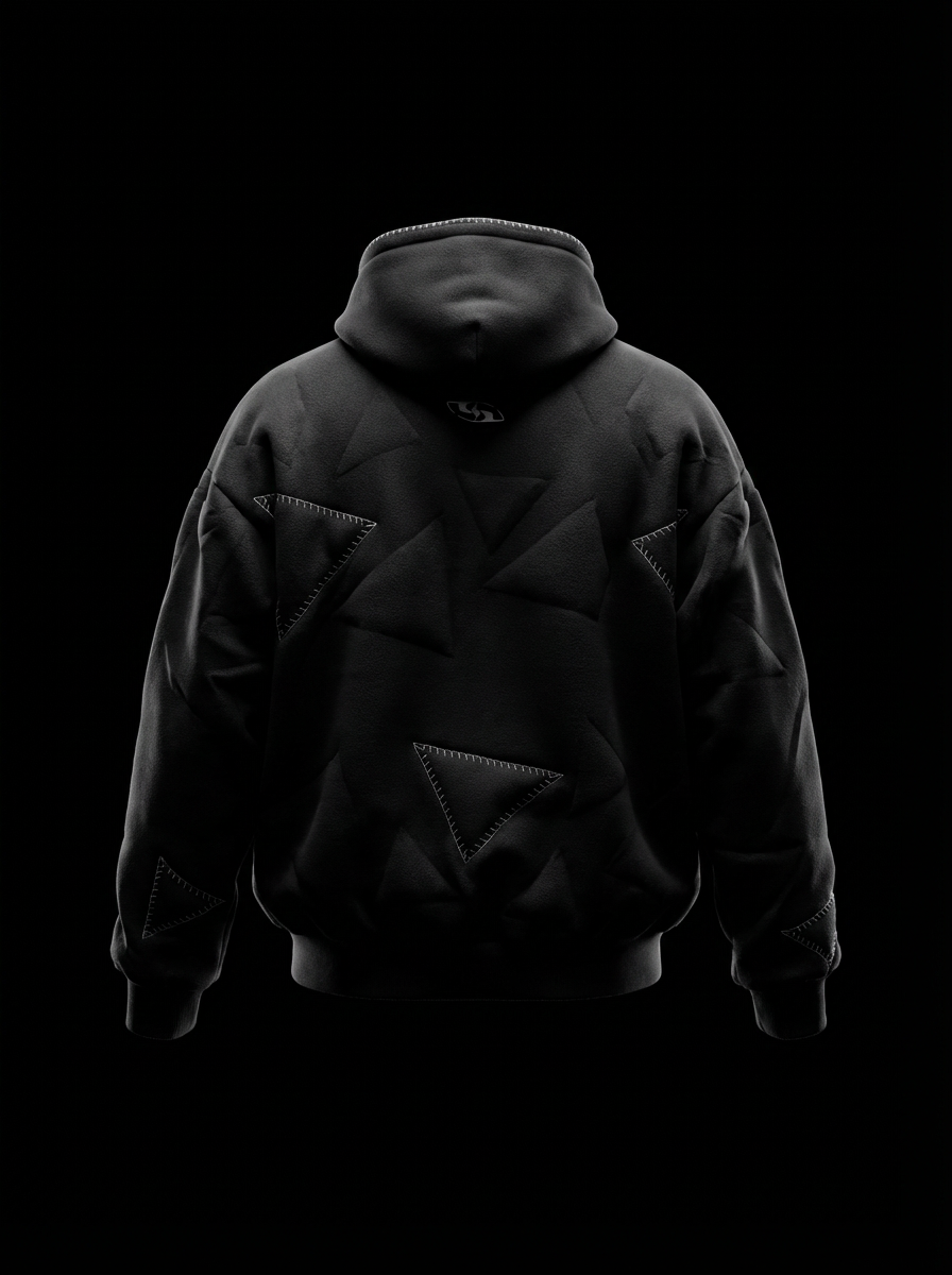 AVIO HOODIE: BLACK