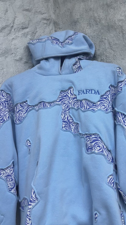 CHASM HOODIE: LAPIS