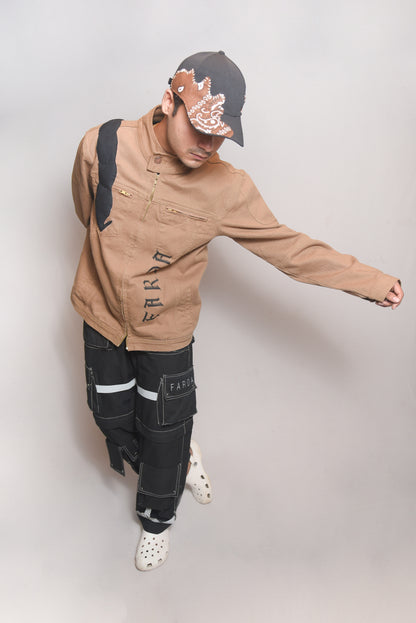 PUFFED SCORPION CUT & SEW JACKET